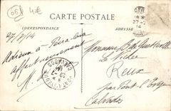 VINTAGE POSTCARD Peira Undermined Pierre punt