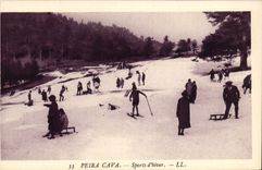 CPA Peira Cava sports d'Hiver Luge