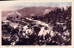 CPA Peira Cava Pierre plate vue de l'hotel Truchi