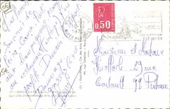 CPA Peira Cava La table d'orientation et la chaine des Alpes