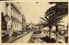 POSTAL de la VENDIMIA Niza la caminata del inglés y de los casinos