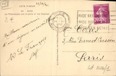 CPA Nice La Promenade des Anglais et les Casinos