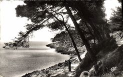 POSTAL MODERNA alrededores Menton del cabo Martin de Roquebrune la caminata del cabo Martin