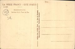 CPA Roquebrune Interieur de la Tour du Fort