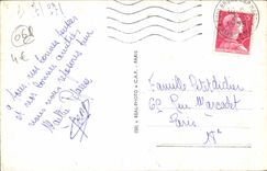 VINTAGE POSTCARD Roquebrune Seen On and the Cape Martin