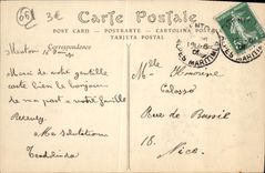 CPA Menton Prise du Cap Martin