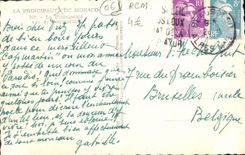 CPA Monaco La Principaute vue de Roquebrune