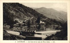 CPA Luceram Les Lacets de la Route de Peira Cava