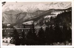 VINTAGE POSTCARD Peira Undermined the Summits of the Alps