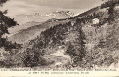 VINTAGE POSTCARD Peira Undermined Surroundings of Nice Saison of Summer