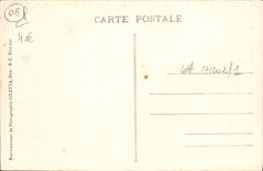 VINTAGE POSTCARD Peira Undermined Surroundings of Nice Foret of Mairis and the alpine range