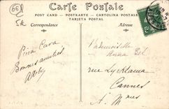 VINTAGE POSTCARD Peira Undermined the Alps Maritimes the Rock Punt