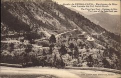CPA Peira Cava Environs de Nice Les Lacets du col Saint Roch