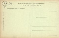 VINTAGE POSTCARD Peira Undermined Surroundings of Nice the Laces of the collar Saint Roch