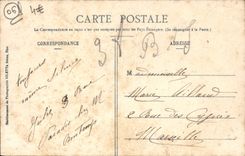 VINTAGE POSTCARD the Alpine range Excursion around Peira Undermined