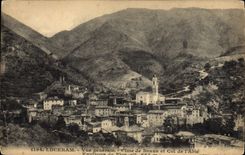 CPA Luceram Vue Generale Cime de Braus et Col de L'Able