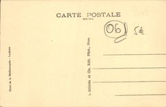 VINTAGE POSTCARD Luceram Entered of the Church