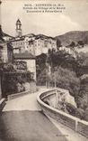 VINTAGE POSTCARD Luceram Entered of the Village and the Ravine Excursion has Peira Cava