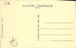 POSTAL Luceram de la VENDIMIA del nuevo camino del collar del olmo