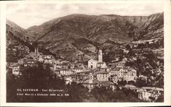 CPA Luceram Vue Generale Cote Ouest 