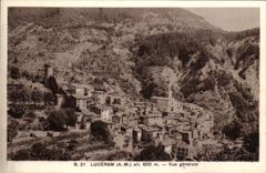 CPA Luceram Vue Generale 