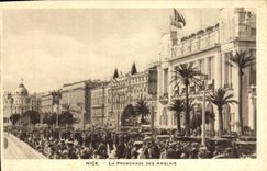 CPA Nice La Promenade Des Anglais