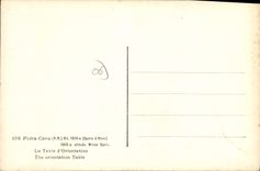 CPA Peira Cava La table d'orientation