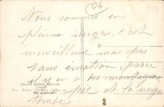 VINTAGE POSTCARD Peira Undermined Of Nice Piste Toboggans