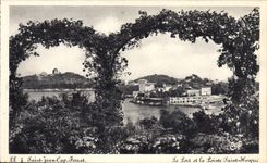 CPA Saint Jean Cap Ferrat Le port et la pointe Sainte Hospice