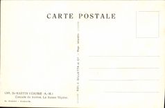 VINTAGE POSTCARD St Martin Vesubie Cascades of Boreon Switzerland Nicoise