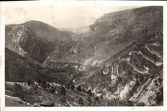 CPA Les lacets du col de Braus Route de Nice a Sospel