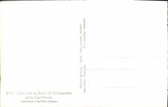 VINTAGE POSTCARD Villefranche the Squadron in Roads and the Cape Ferrat Boats