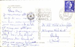 CPM Souvenir du Golfe Juan