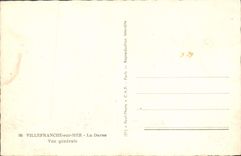 VINTAGE POSTCARD Villefranche On Sea the Wet dock View