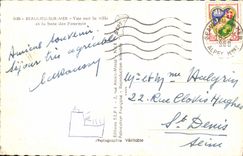 VINTAGE POSTCARD Beaulieu On Sea Seen On the City and Bay of Provided