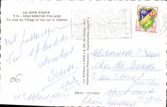 MODERN CARD Roquebrune Village a Corner of the Village and Sight On the Castle