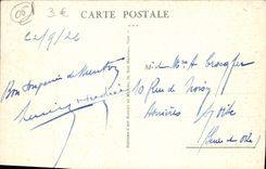 De la VENDIMIA de la POSTAL cabo Martin Menton el hotel grande con Monte Carlo lejano Mónaco