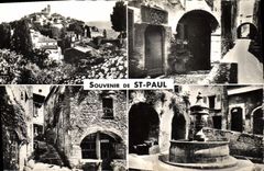 CPM Saint Paul Vue Generale Vieille Rue Montee de L'Eglise Fontaine