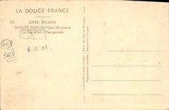 CPA Monaco Le Cap d'Ail Vue generale