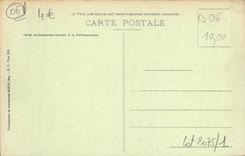 POSTAL Roquebrune de la VENDIMIA y camino de Martin del cabo de la cornisa