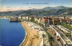 CPA Nice Vue Generale Prise du Chateau