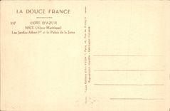 CPA Nice Les jardins Albert 1er et le palais de la jetee