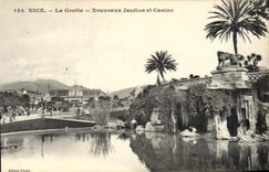 VINTAGE POSTCARD Nice the Cave New Gardens and Casino