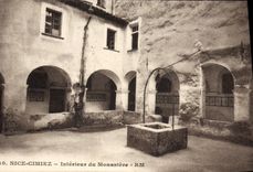 CPA Nice Interieur du Monastere