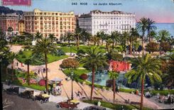 CPA Nice Le Jardin Albert 1er