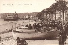 CPA Nice Le Quai des Etats Unis Bateaux