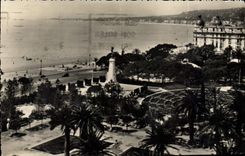 VINTAGE POSTCARD Nice the monument of the centenary and the open-air theater