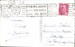 VINTAGE POSTCARD Nice the monument of the centenary and the open-air theater