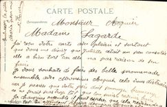 POSTAL de la VENDIMIA Niza el Quay del sur y del Embouchere de la lentejuela