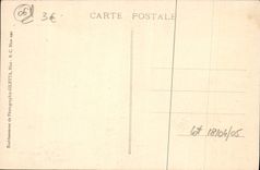 Escalera y viaje Bellande de Lesage de la POSTAL de la VENDIMIA Niza visto del castillo